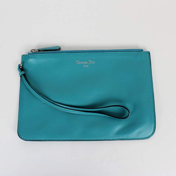 2012 New Arrival Christian Dior Original Leather Handbag - 0902 Blue - Click Image to Close
